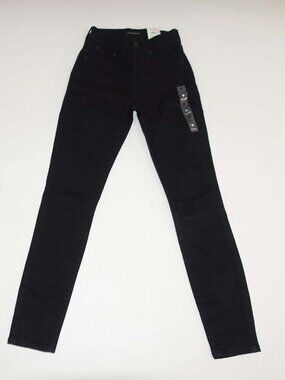 Lucky Brand Women's Bridgette High Rise Skinny Jeans 0 / 25 Regular NWT Black 0R